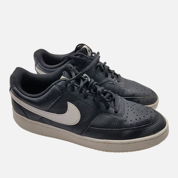 Nike Court Vision Next Nature Low Black White Sz 9 Men - Picture 3 of 10